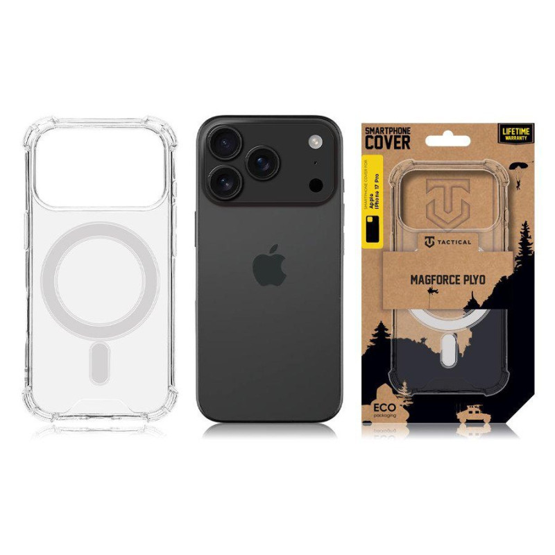 Tactical MagForce Plyo Kryt pre Apple iPhone 17 Pre Transparent