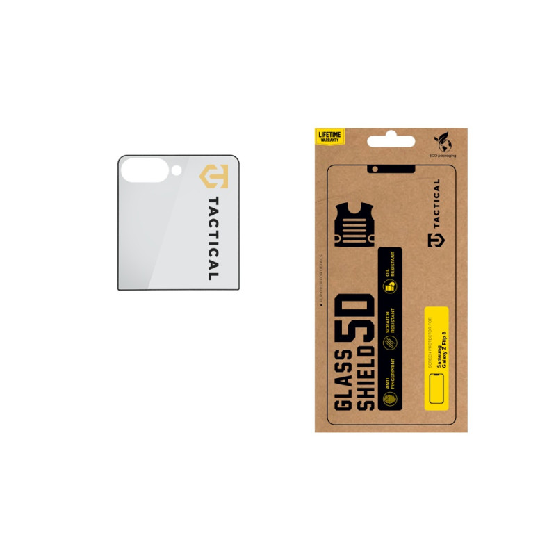 Tactical Glass Shield 5D sklo pre Samsung Galaxy Z Flip 8 Black (Vonkajšie)