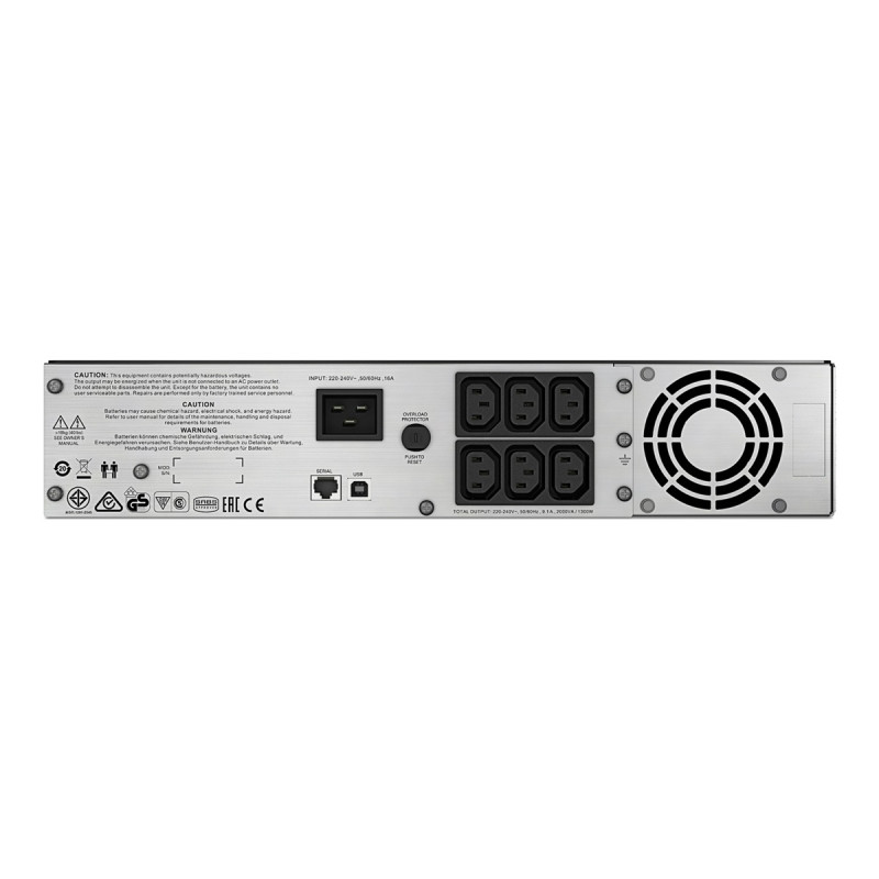 APC Smart-UPS C 2000VA LCD RM 2U 230V