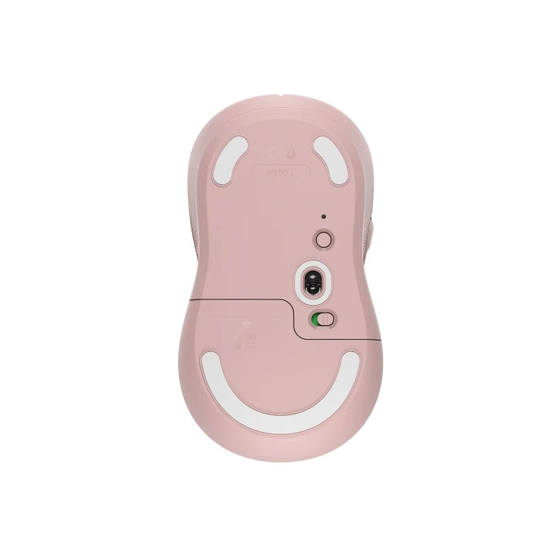 LOGITECH OEM - Logitech Signature M650 L/Kancelárska/Optická/Pre pravákov/4 000 DPI/USB+BT/Ružová