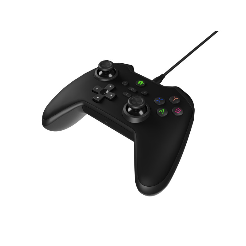 Drôtový gamepad Genesis MANGAN 300, pre PC/Switch/Mobil, čierny