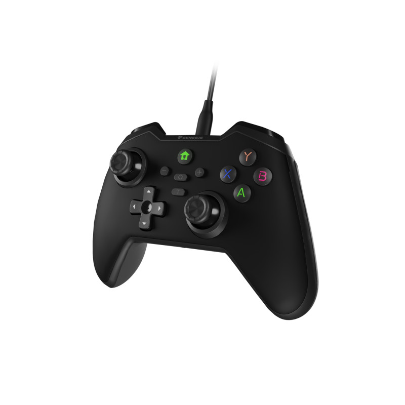 Drôtový gamepad Genesis MANGAN 300, pre PC/Switch/Mobil, čierny