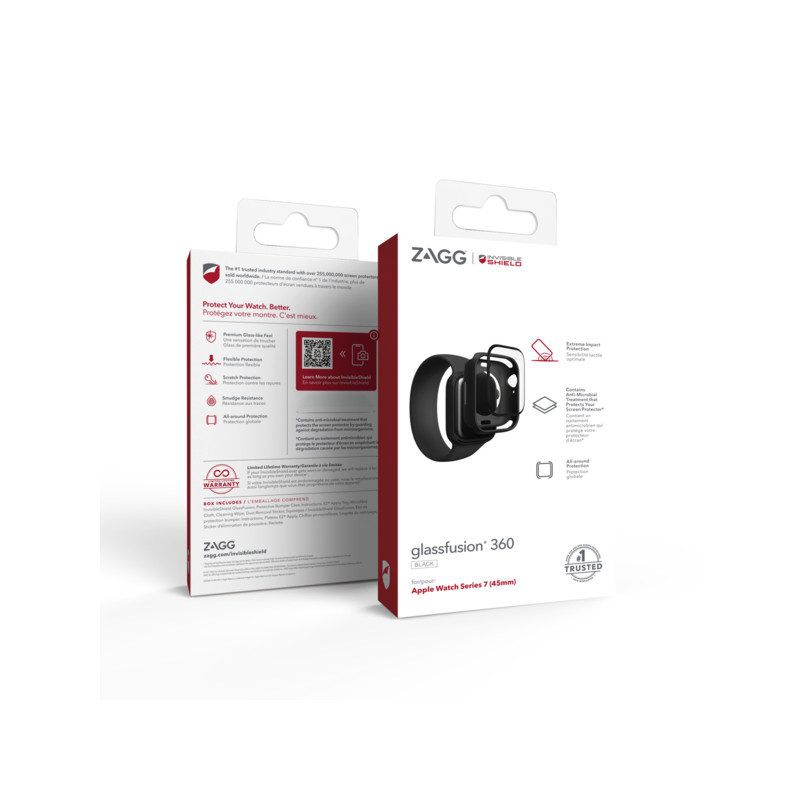 INVISIBLESHIELD - ZAGG Invisible Shield Fusion 360° ochrana Apple Watch 7/8 (45mm)