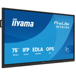 75'' iiyama TE7513A-B2AG: IPS, 4K, 40P, EDLÁ