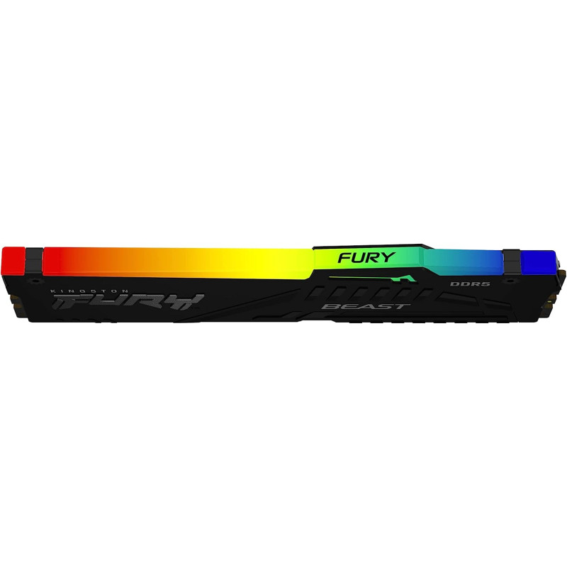 Kingston FURY Beast/DDR5/64GB/5200MHz/CL40/4x16GB/RGB/Black