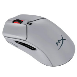 HyperX Pulsefire Haste 2 Pre/Herná/Optická/Pre pravákov/26 000 DPI/USB+BT/Sivá