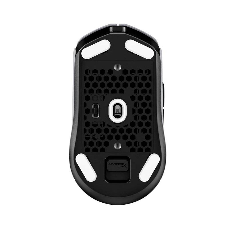 HyperX Pulsefire Haste 2 Pre/Herná/Optická/Pre pravákov/26 000 DPI/USB+BT/Sivá