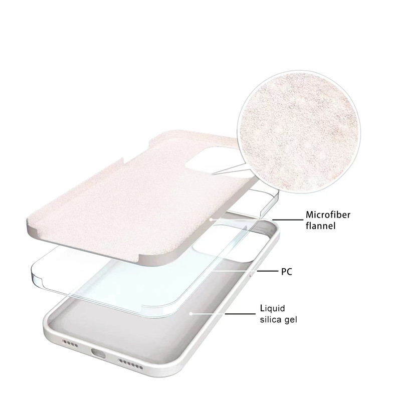 ER POWER Silikónový kryt CARNEVAL SNAP pre iPhone 13 Pro Max s MagSafe - biela