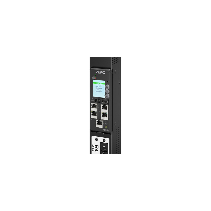 APC NetShelter Rack PDU Advanced, Switched Metered Outlet, 11.5kW, 3PH, 415V, 20A, 520P6, 48 Outle