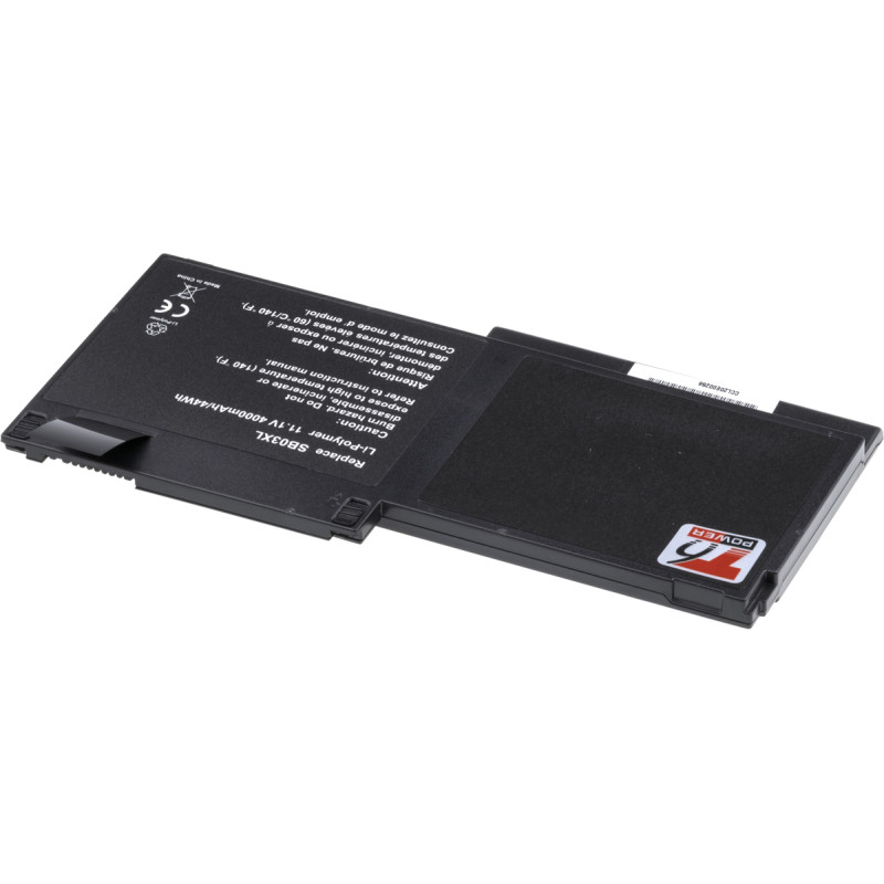 Batérie T6 Power HP EliteBook 720 G1, 725 G2, 820 G1, 820 G2, 4000mAh, 44Wh, 3cell, Li-pol