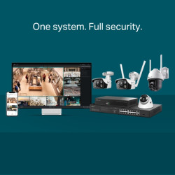TP-LINK - VIGI C340 (2.8mm) 4MP Outdoor Full-Color Network Camera