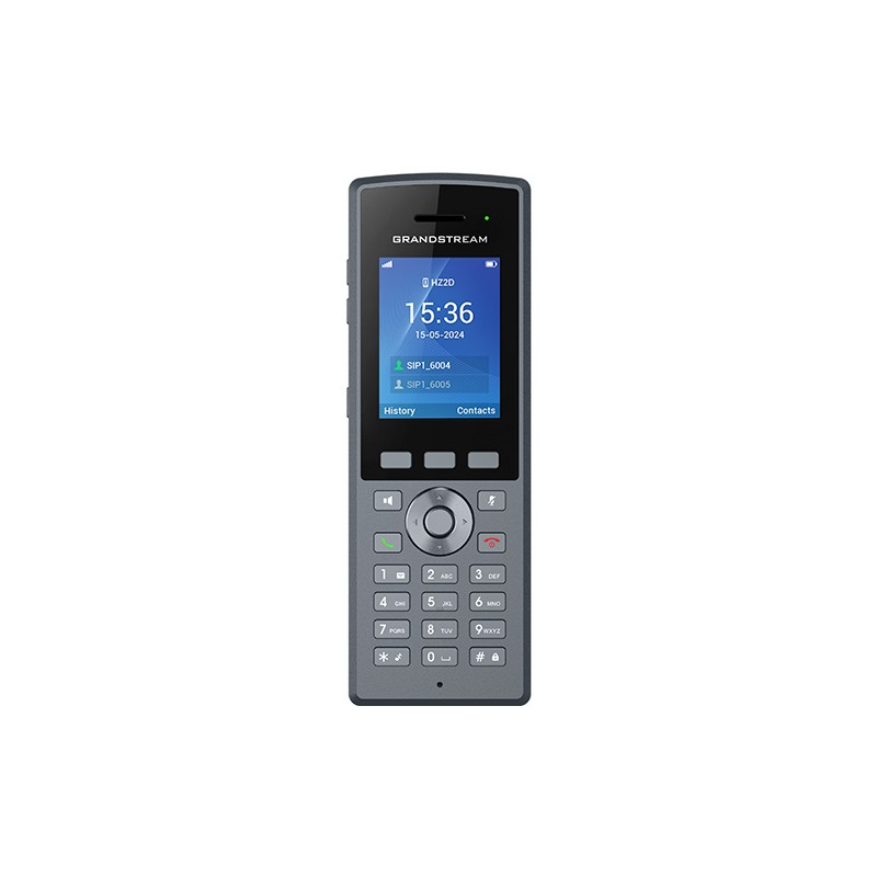 Grandstream DP735 SIP DECT odolná rúčka, 20 SIP účtov, IP67, 65 hodín hovoru, 2,4 ''farebný LCD