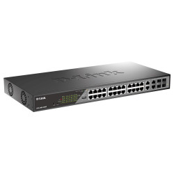 D-Link DSS-200G-28MP/E 28-Port Gigabit Ethernet PoE+ Surveillance Switch