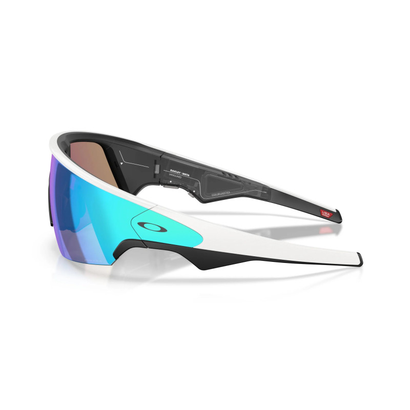 GOOGLE - Meta Oakley Vanguard prizm sapphire lenses, white frame