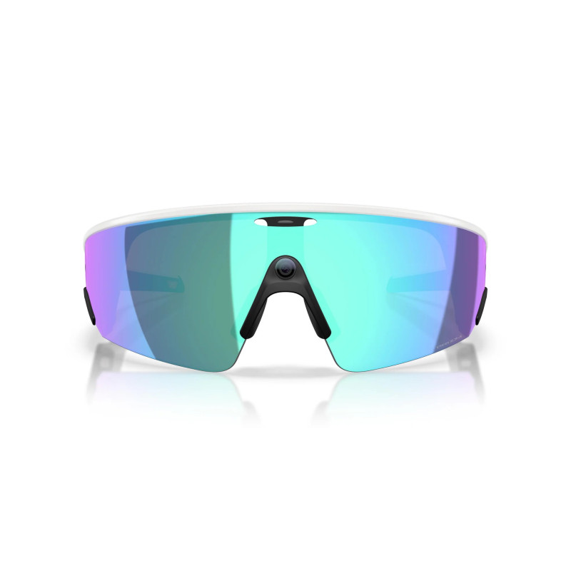 GOOGLE - Meta Oakley Vanguard prizm sapphire lenses, white frame