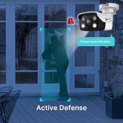 TP-LINK - VIGI C350 (2.8mm) 5MP Full-Color Bullet Net.cam.