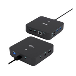 i-tec USB-C DP Dual HDMI Docking Station, Power Delivery 100W