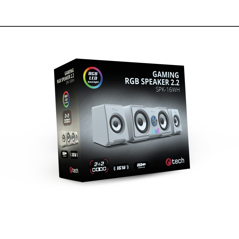 C-tech SPK-16WH/2.2/16W/Biela