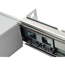TRITON - 19'' výsuv.polica 450mm plnovýsuv, nosn.30kg sivá
