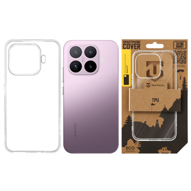 Tactical TPU Kryt pre Xiaomi 17T Transparent