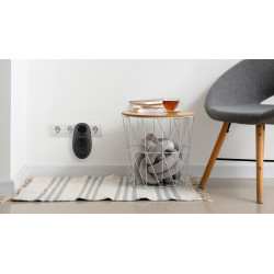 Salente HotHeat, teplovzdušný mini ventilátor, 500 W, čierny