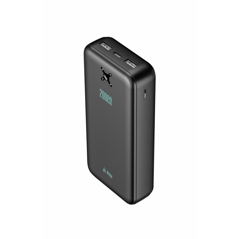 POWER BANKA 20000 mAh, 10,5 W, 2x USB-A ČIERNA