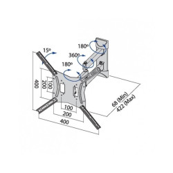 TB TOUCH - TB držiak TV do 60'' a 30kg