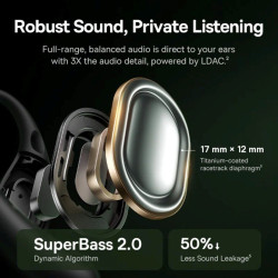 NONAME - Baseus Bass BF1 Pro Eli Sport 2 Bezdrôtové Slúchadlá Cosmic Black
