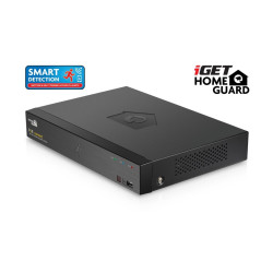 iGET HGNVK85304 - Kamerový PoE FullHD set, 8CH NVR + 4x IP 1080p kamera, SMART detekcia, W/M/Andr/iOS