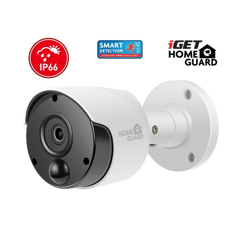 iGET HGNVK85304 - Kamerový PoE FullHD set, 8CH NVR + 4x IP 1080p kamera, SMART detekcia, W/M/Andr/iOS