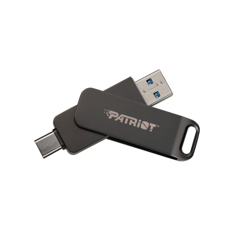 Patriot RAGE R550/64GB/USB 3.2/USB-A + USB-C/Čierna