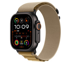 APPLE - Watch Acc/49/Tan Alpine Loop -M- Black Titan