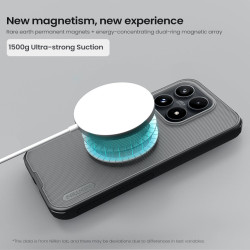 Nillkin Super Frosted PRE Magnetic Zadný Kryt pre Xiaomi 17 Transparent Black