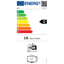 AOC/Q27P4CV/27''/IPS/QHD/120Hz/4ms/Čierna/5R