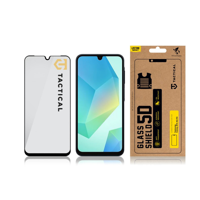 Tactical Glass Shield 5D sklo pre Samsung Galaxy A16 4G/5G / A26 5G Black