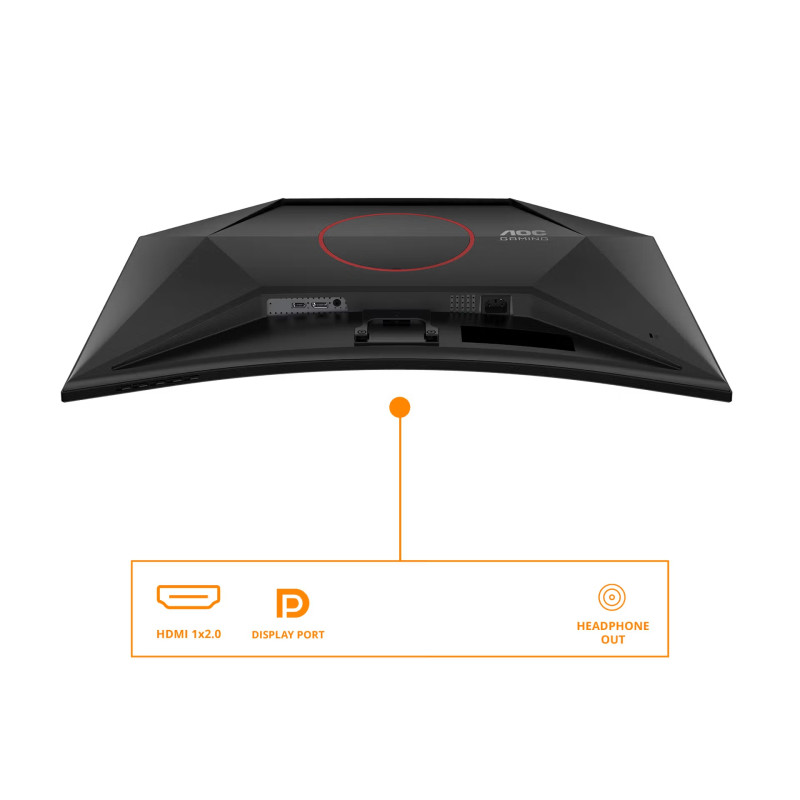 AOC Gaming/C32G42ZE/31,5''/VA/FHD/260Hz/0,3ms/Čierna/3R