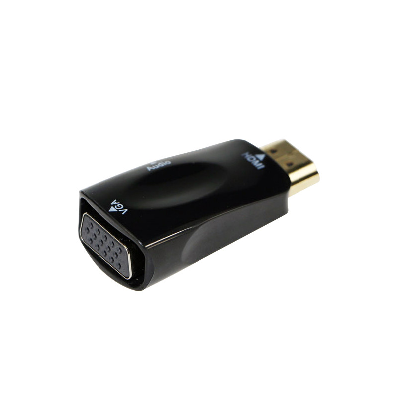 GEMBIRD - Kabel red. HDMI na VGA + Audio, M/F, čierna