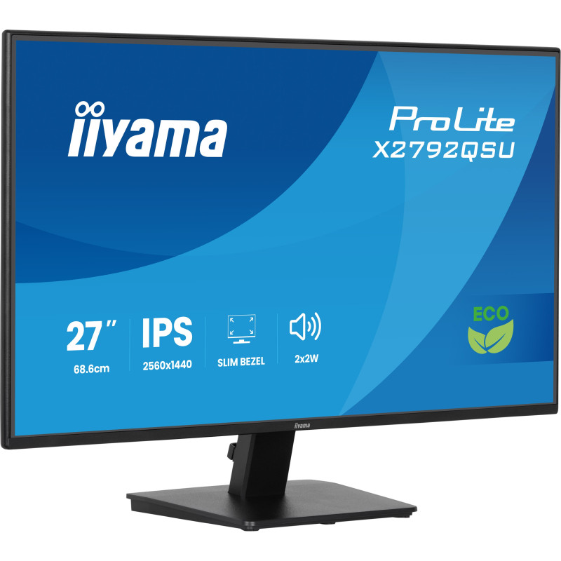 iiyama ProLite/X2792QSU-B1/27''/IPS/QHD/120Hz/3ms/Čierna/3R