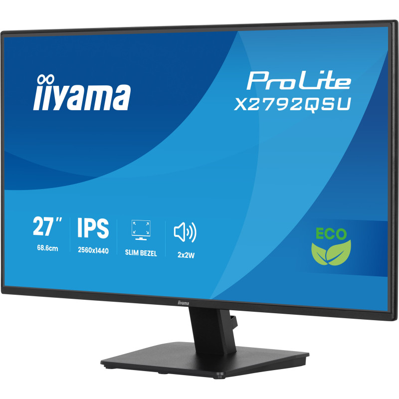 iiyama ProLite/X2792QSU-B1/27''/IPS/QHD/120Hz/3ms/Čierna/3R