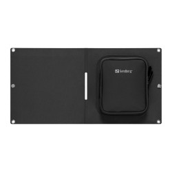 NONAME - Sandberg Solar Charger 15W Lightweight, skladacia solárna nabíjačka, čierna
