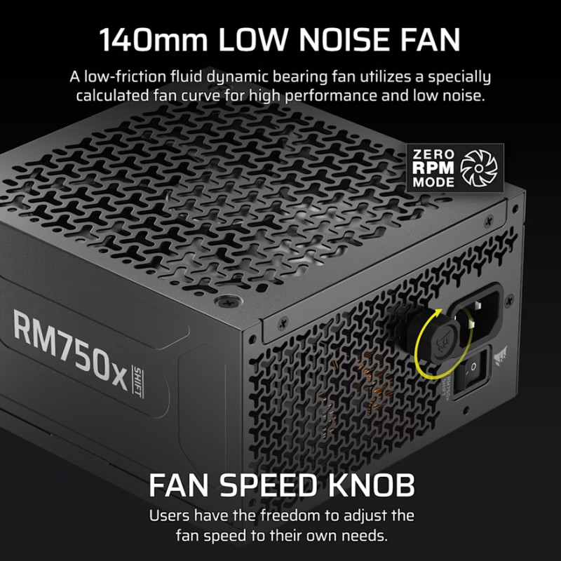 CORSAIR RM750x SHIFT 80+ GOLD, MODULAR