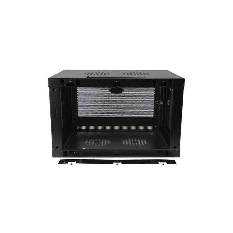 EATON - Skriňa SmartRack 6U, Š-600mm, Hl-450mm, hĺbka pre prepínače, montáž na stenu
