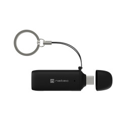 Čítačka kariet Natec SCARAB C SD/MICRO SD USB 3.2 GEN 1, Čierna