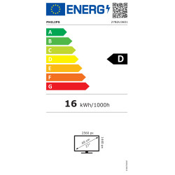 Philips/27B2U3601/27''/IPS/QHD/120Hz/4ms/Čierna/5R