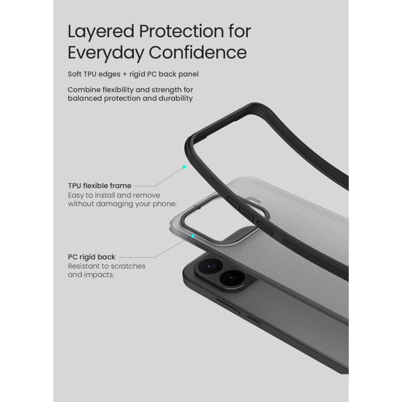 Nillkin Super Frosted PRO Zadný Kryt pre Xiaomi 17T Pro Black