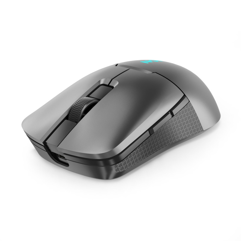 Lenovo Legion M600s/Herná/Optická/Pre pravákov/19 000 DPI/Drôtová+bezdrôtová/Sivá