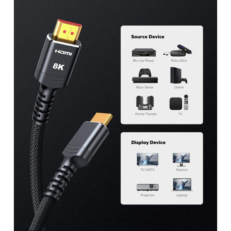 PremiumCord Ultra HDMI 2.1 8K 9m