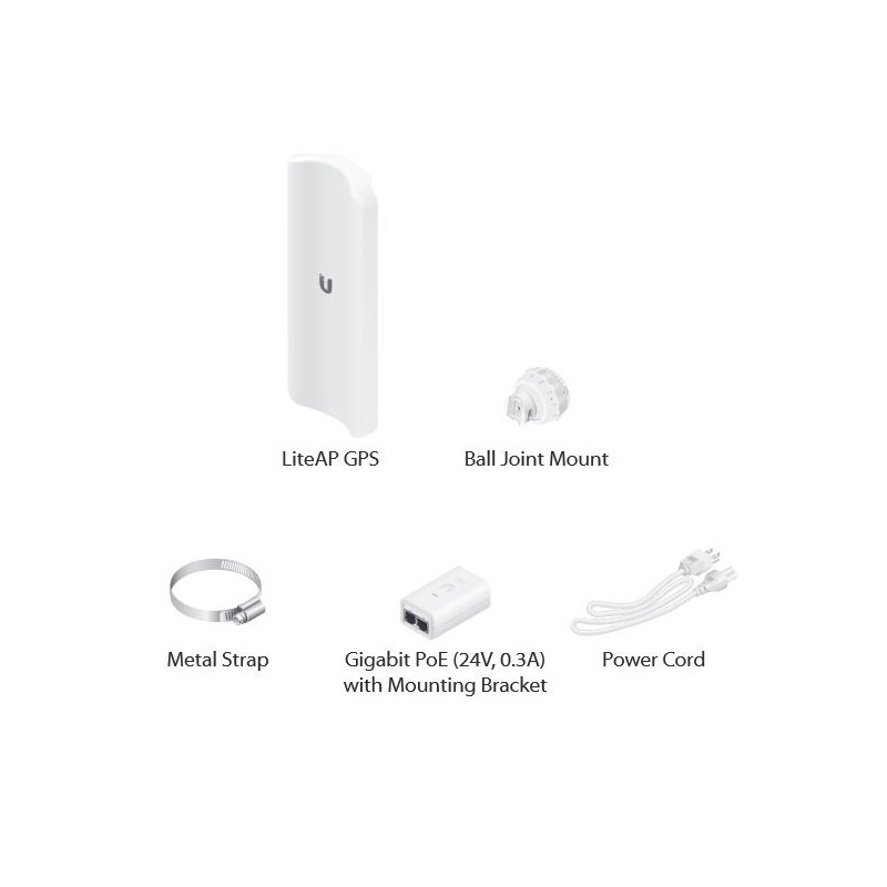 Ubiquiti UISP AirMAX Lite AC AP, 5 GHz, GPS prístupový bod (LAP-GPS)
