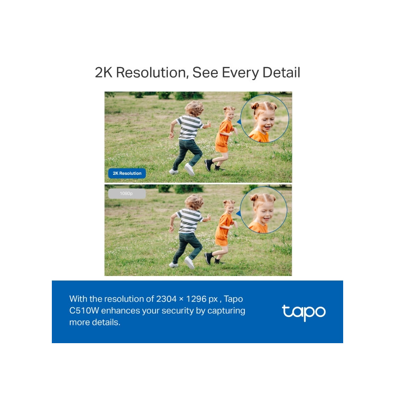 TP-LINK - Tapo C510W Outdoor Pan/Tilt Security WiFi Camera