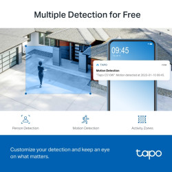 TP-LINK - Tapo C510W Outdoor Pan/Tilt Security WiFi Camera